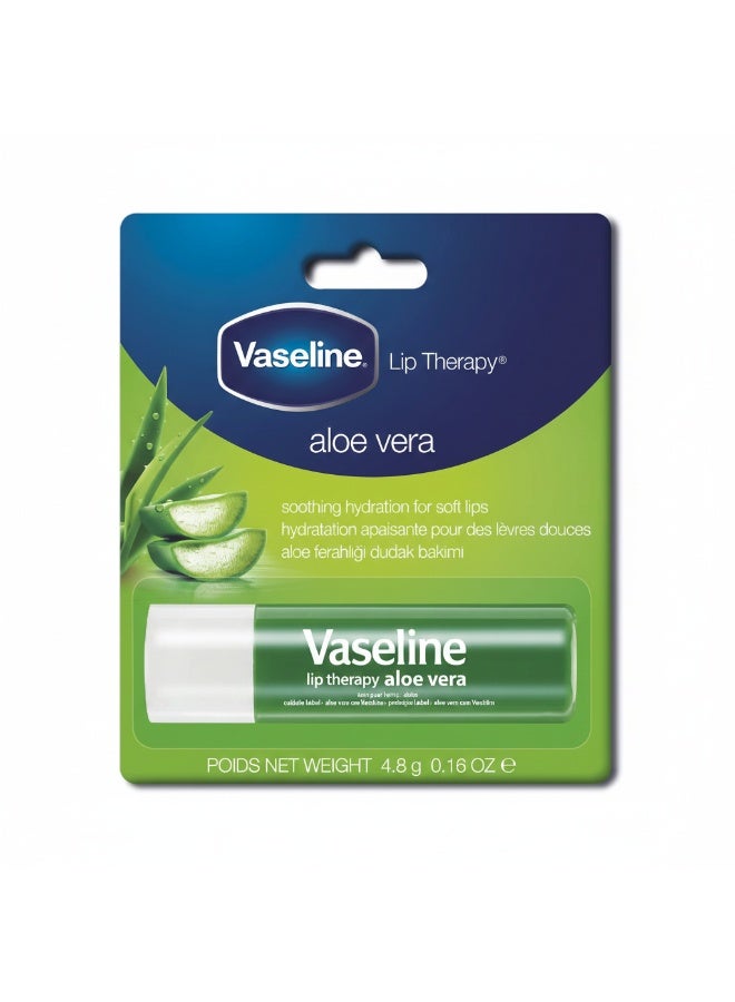 Vaseline Lip Therapy Aloe Vera Green 4.8grams - Image 1